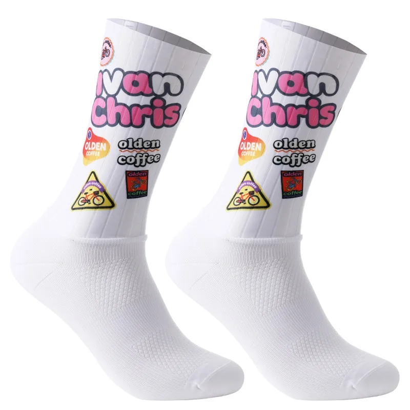 2026 Neue Rutschfeste Nahtlose Radsocken, Integralgeformte High-Tech-Fahrradsocken, Kompressionssocken für Outdoor-Laufsport