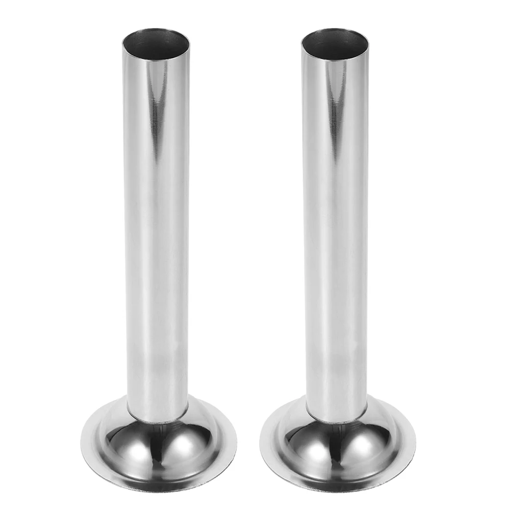

2 Pcs Enema Funnel Sausages Meat Stuffer Grinder Stuffing Tube Replacement Filler Stainless Steel Funnels Tubes Dishwasher