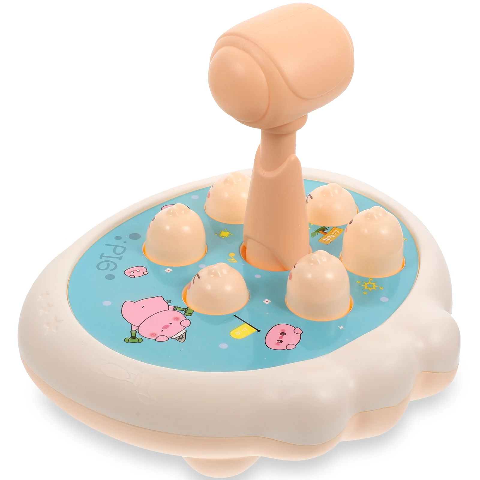 1 set di forme di animale Whack per bambini che martellano il giocattolo Martellando il gioco da banco per lo sviluppo educativo del bambino Colore cognitivo