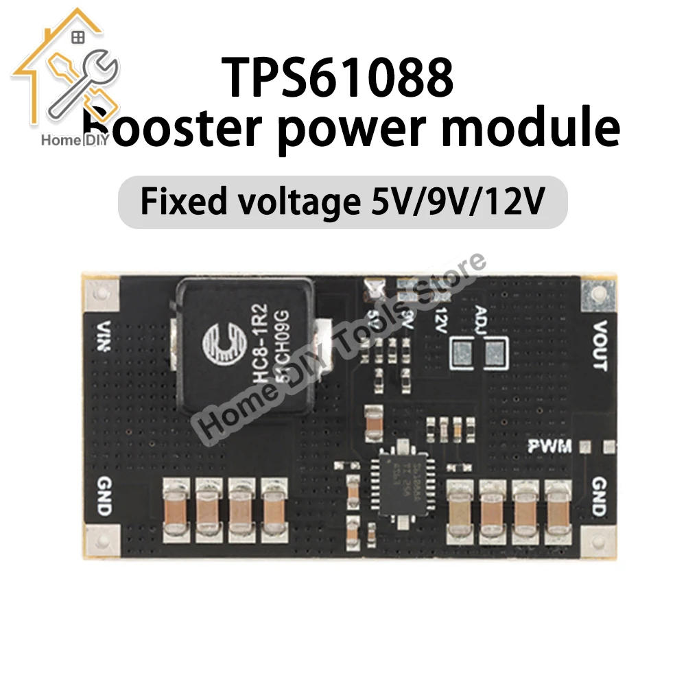 TPS61088 5V 9V 12V Boost R￩glable Module de Interrupteur Module d'alimentation PWM/PFM 10A Courant 1MHz Fr￩quence de commutation