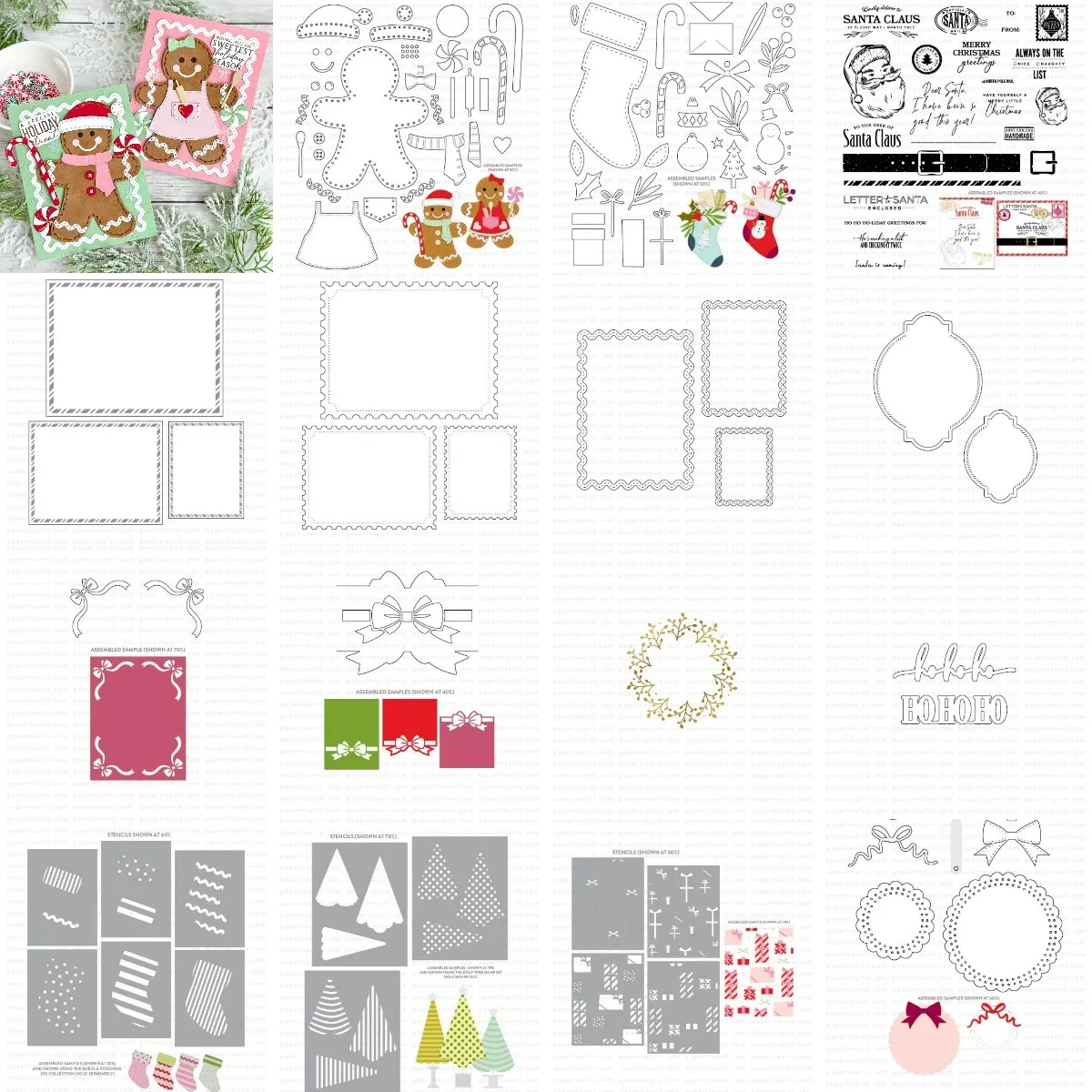 2024 New September Christmas Laurel A Stocking Die Stamp Stencil Hot Foil For Scrapbooking Paper Craft Handmade Card Album