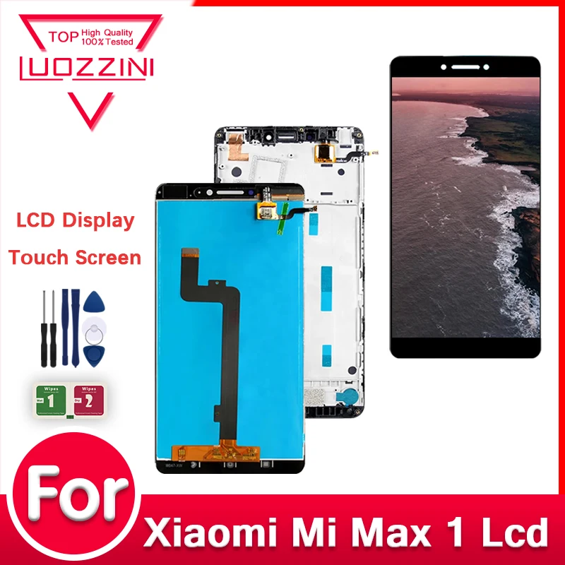 LCD Display For Xiaomi Mi Max 1 LCD Display Touch Screen Digitizer Assembly Replacement Parts For Mi MAX1 Screen 100% Tested