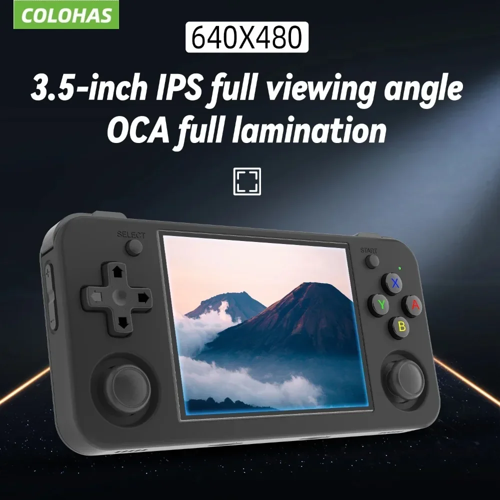 Handheld Game Players for Playing Video Games 3.5-inch IPS 640*480 Screen Retro Game Player 3300 MAh 5000+ Games 64GB