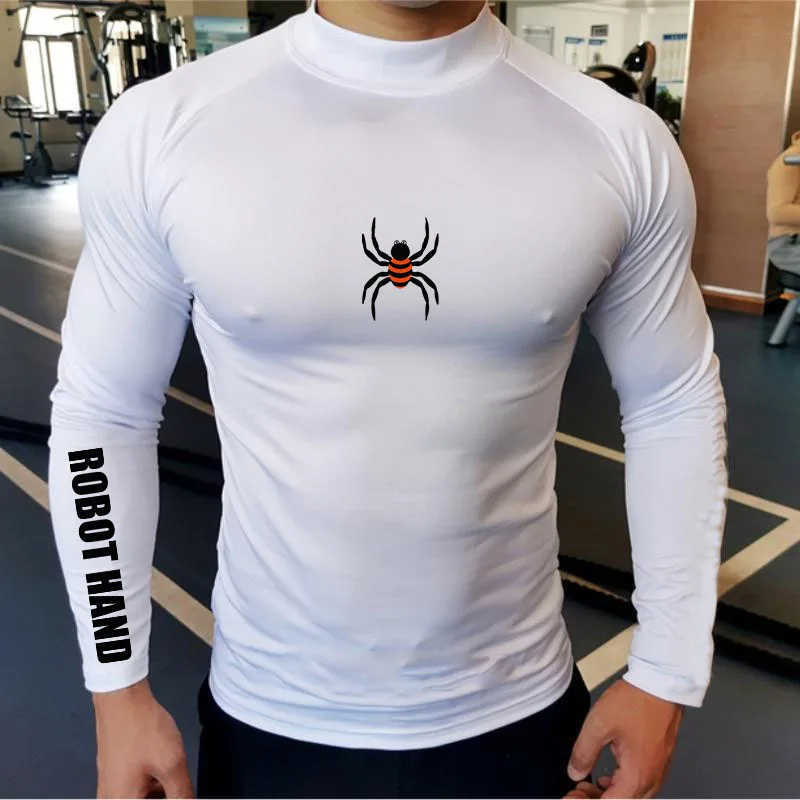 

Running T-shirt Men's Quick Dry Sport Shirt Long Sleeve Compression Top Gym T Shirt Bodybuilding Fitness Tight Tee