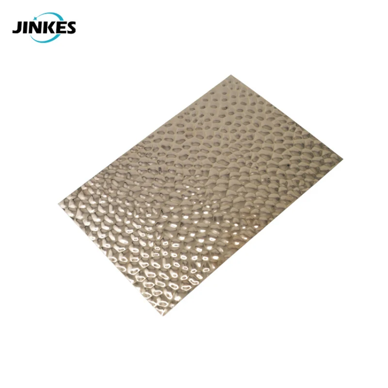 custom.Embossed customized color stainless steel plate