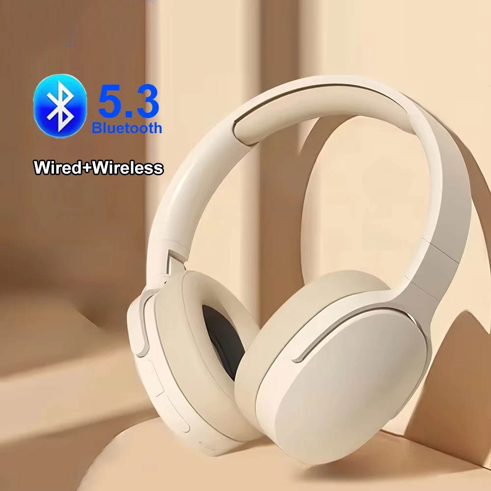 

Наушники Bluetooth 5.3 для Lenovo, игровые беспроводные наушники с двойным режимом работы, складные, с шумоподавлением, для прослушивания музыки, подарки