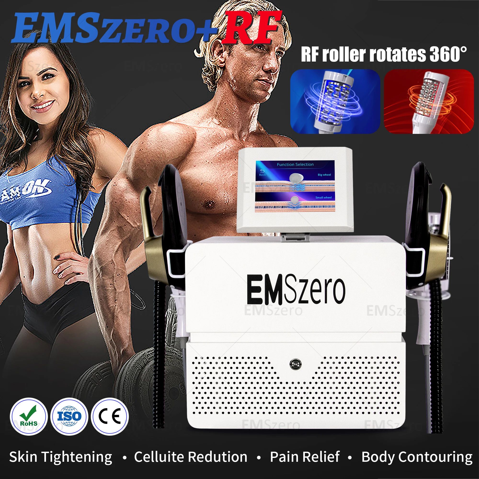 Emszero Scuplt EMS 6500W NEW Upgrade Plus Roller Nova Machine 5 Handels body muscle stimulator Home Appliances