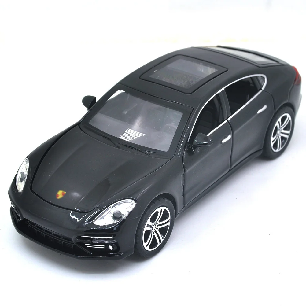 1/32 suitable for Porsche Panamera die-casting metal alloy models, car sound and light pull-back series children\'s toy gifts