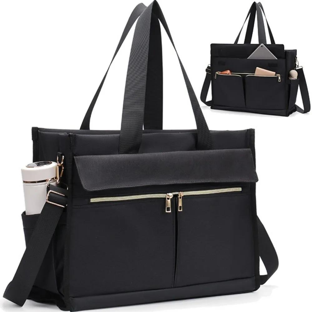 

New Multifunctional Insulated Lunch Bag Leak-Proof Oxford Fabric Work Tote Bag Shoulder Strap Thermal Lunch Carrier School Use