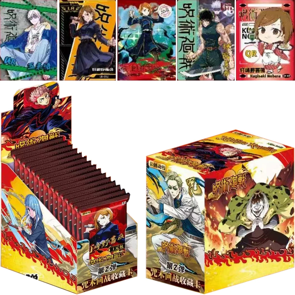 Tarjeta de colección de comercio Global KaChuang Jujutsu Kaisen JJK, Anime japonés Gojo Nanami ACG TCG, pasatiempos, tarjetas de regalo