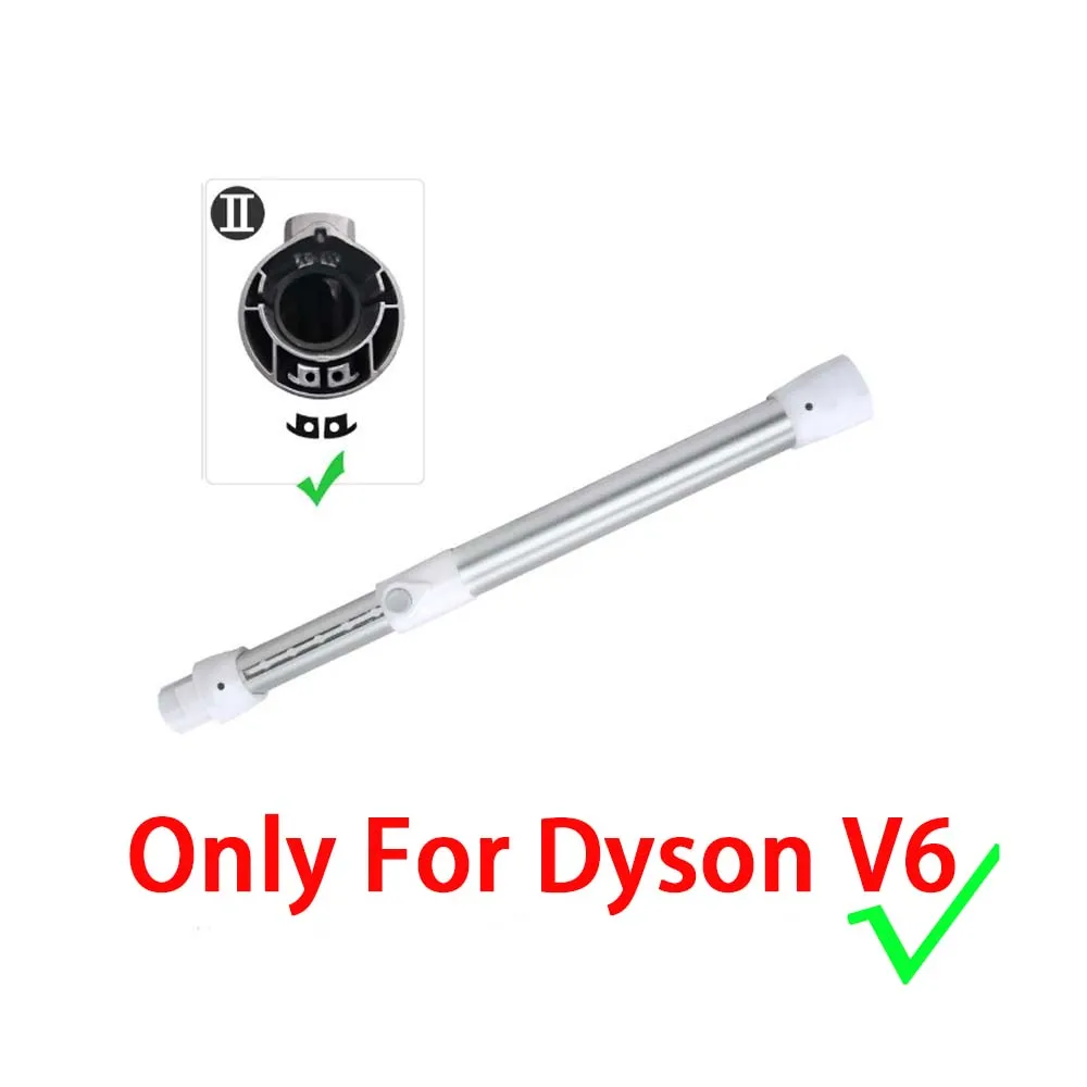 Extension Rod For Dyson V8 V7 V10 V6 V15 Accessories Metal Telescopic Aluminum Straight Pipe Dyson V11 Vacuum Cleaner Spare Part