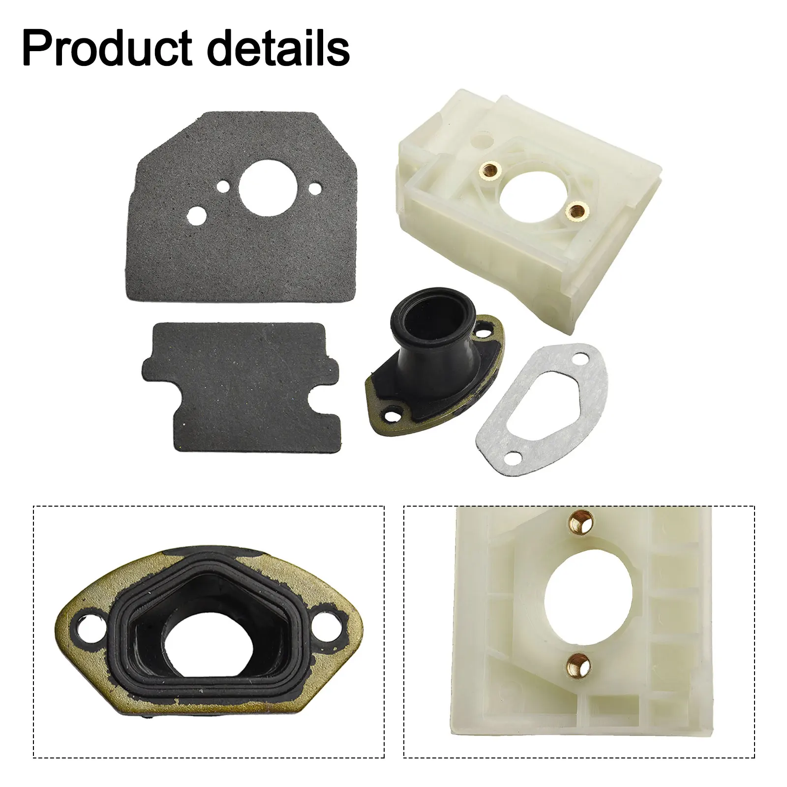 Carburetor Bracket Spacer Inner Guide Gaskets Kit For Chinese Chainsaw 4500/5200/5800 45CC/52CC/58CC Garden Power Tool Parts