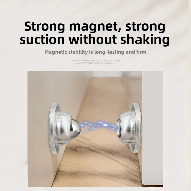 

Магнитный силиконовый дверной стопор без сверления - бесшумный, противоударный и ветрозащитный для дома