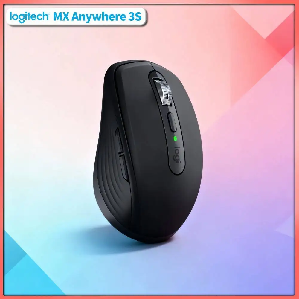 Premium MX Anywhere 3S - 8000 DPI, USB-C Fast Charge, Anti-Slip Grip, Ideal for Book Shop Order Confirmation Duty