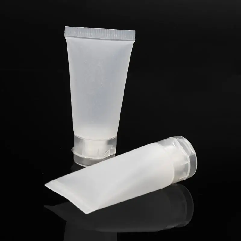 10/20pcs 15ml Refillable Bottle Empty Lip Gloss Tube Transparent Soap Bottle Travel Portable Bottle Makeup Squeeze Container