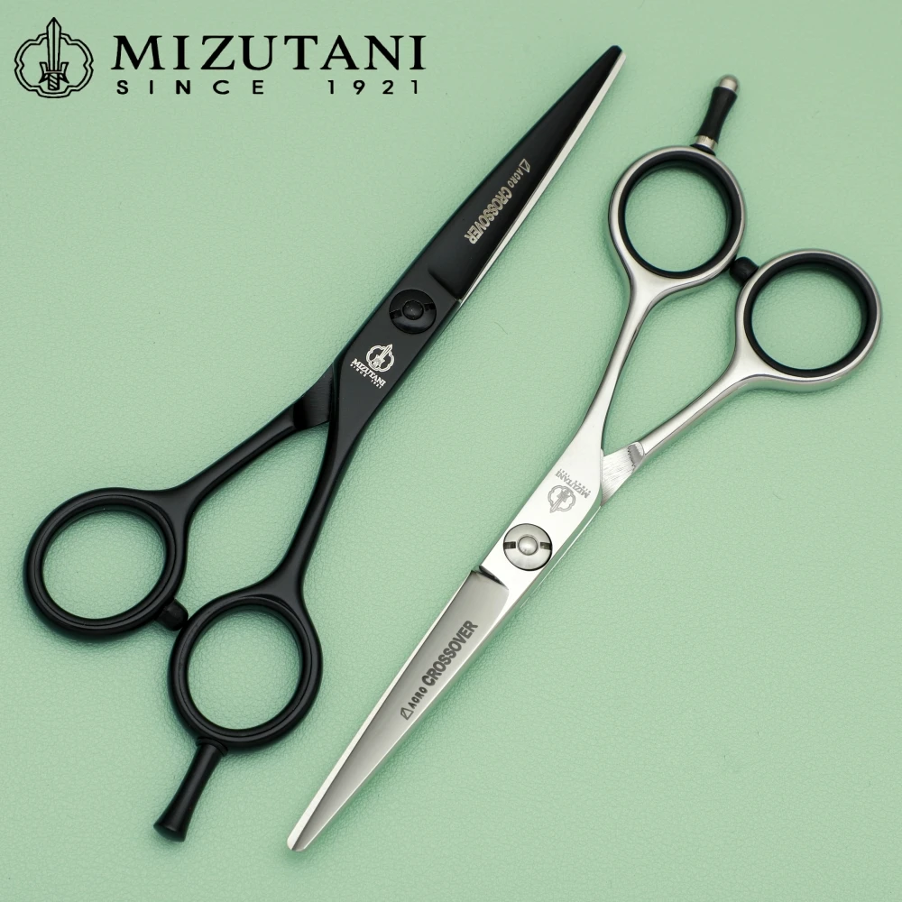 

Mizutani barber scissors Thinning scissors with teeth on both sides 10%-60% vg10steels 440C 4-5-5.5-6.5-7inch Hair Cutting Tools