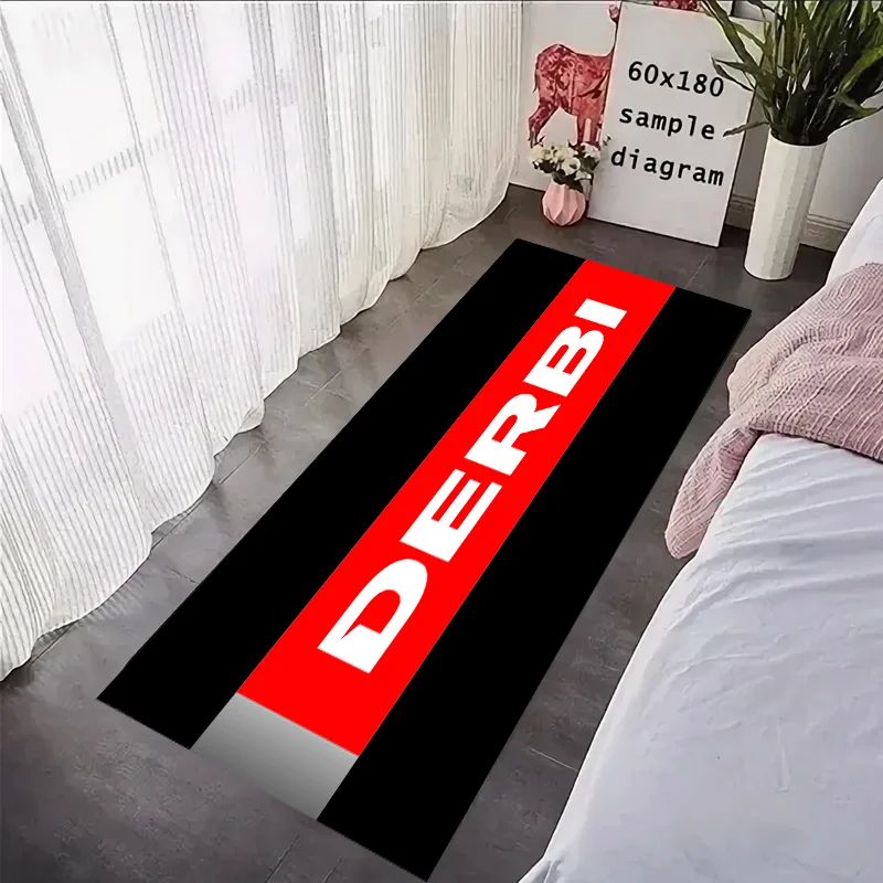 

D-DERBIS Motorcycle Carpet Garage Mat Racing Cool Moto Display Motorcycle Display Entrance Floor Mat Anti-slip Home Decoration