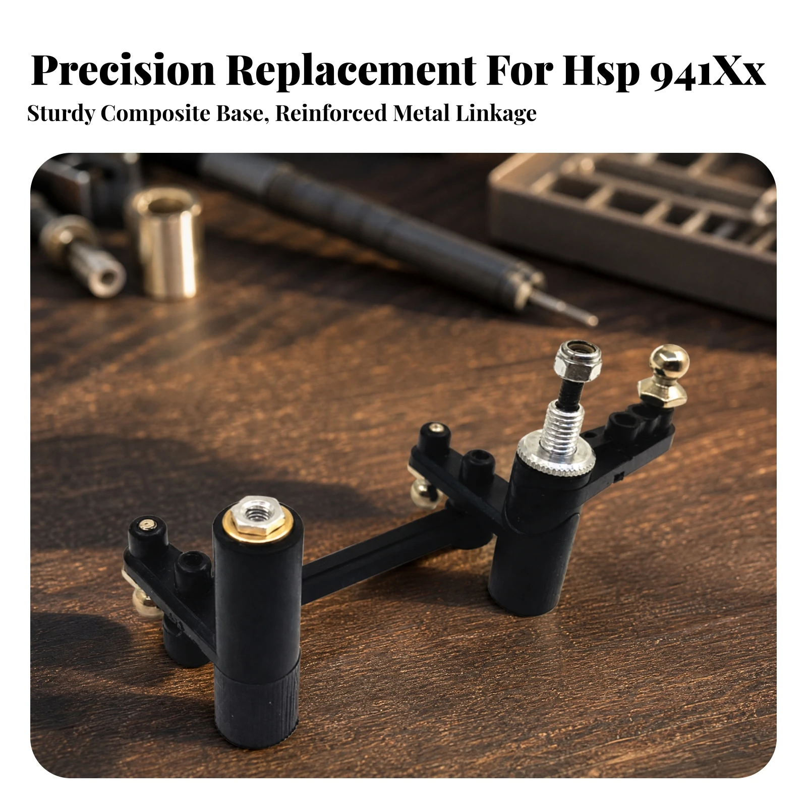 Model Car Part Responsive HSP 1:10 Steering Assembly for RC Hobbyists, Workshop Repairs