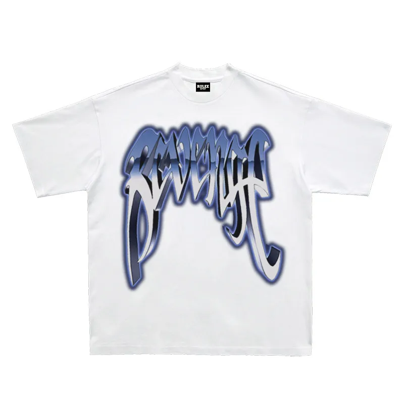 2026 Sommer Neues Design XXxtentacion Hochwertiges Hip-Hop Streetwear Komfortables Herren Rundhals-T-Shirt mit Aufdruck