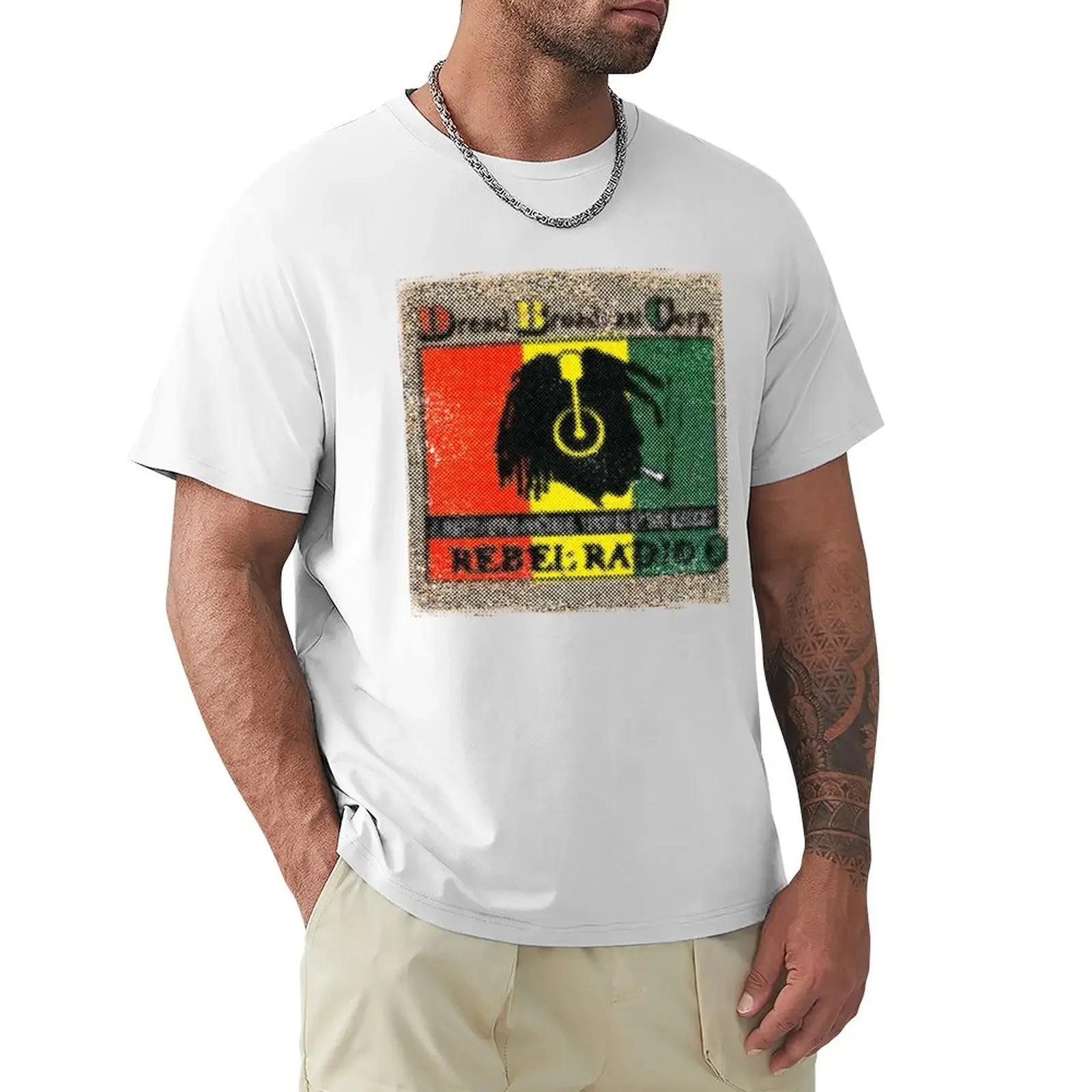 Dont Drive Me Crazy Slogan Reggae Style Print Tee for Men Women Short Sleeve Crew Neck Relaxed Baggy Casual Tee