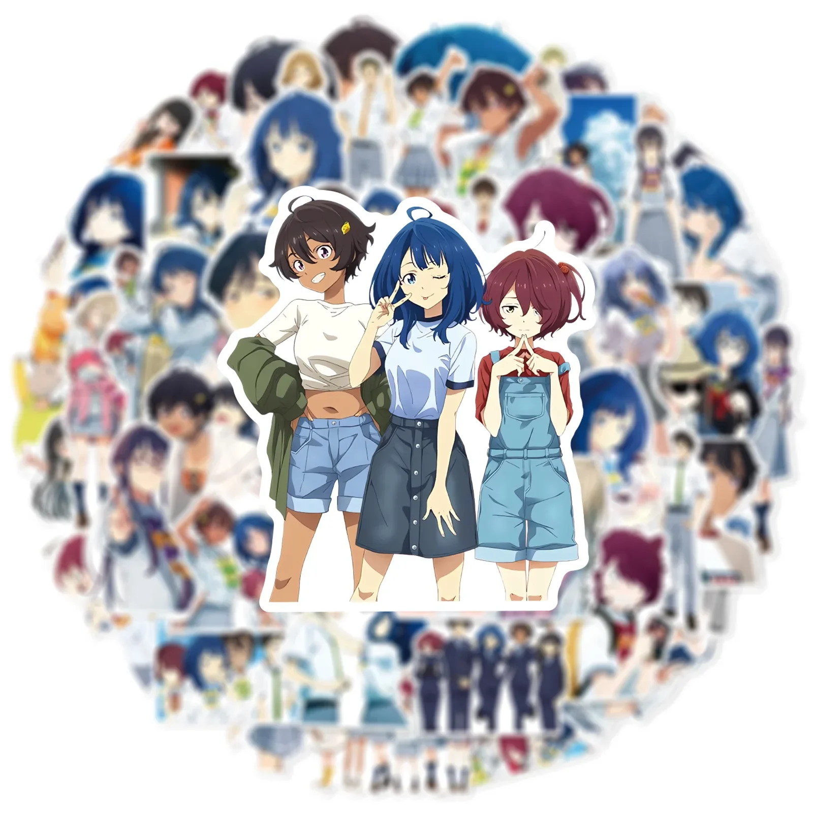 10/50PCS Molto Perdere Eroine Anime Yanami Anna Adesivi Simpatico Cartone Animato Adesivo FAI DA TE Skateboard Telefono Decalcomanie Del Computer Portatile Giocattoli Del Capretto