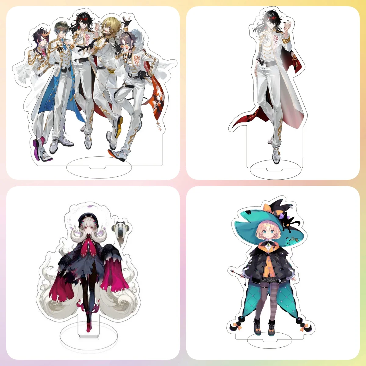 Animation ijisanji around the rainbow club virtual anchor virtual youtuber acrylic standing card display 15cm