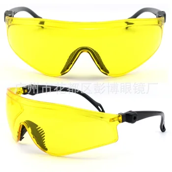 큰 상자 안경 다리 Rotatable 노동 보호 고글 편안한 고무 코 패드 고글 470Nm 밝게 산업 거울 