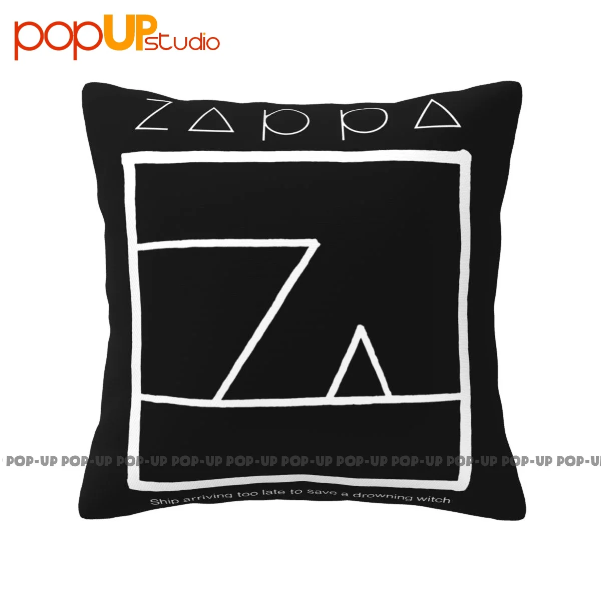 Sleep Zappa Ship Arriving Too Late To Save A Drowning Witch Pillowcase Throw Pillow Cover Vintage