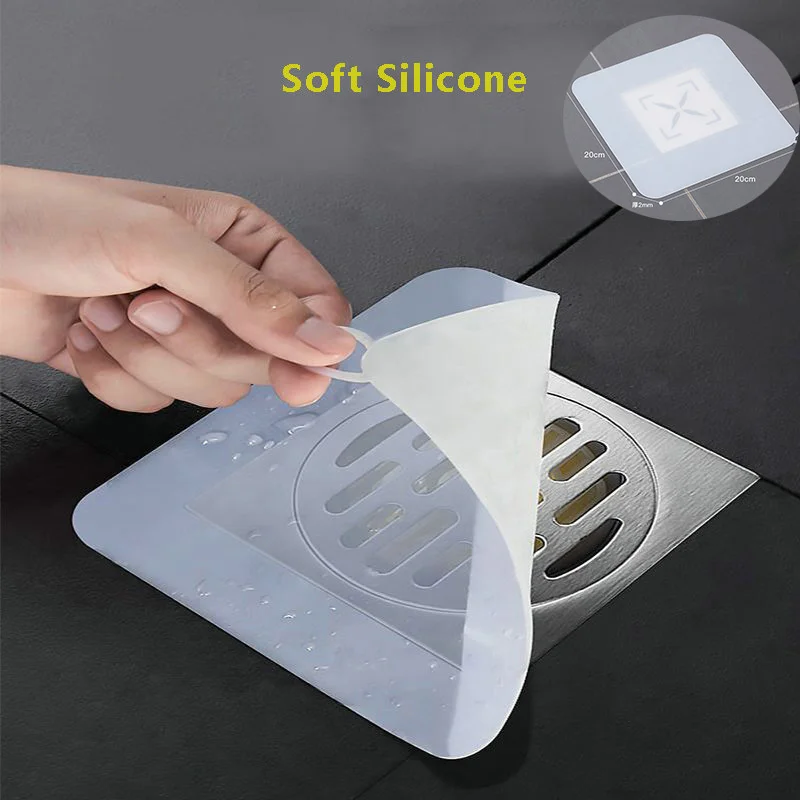Silicone Floor Drain Deodorant Cover Bathroom Deodorant Insect-proof Seal Household Sewer Pipe Sink Anti-smell Floor Cover