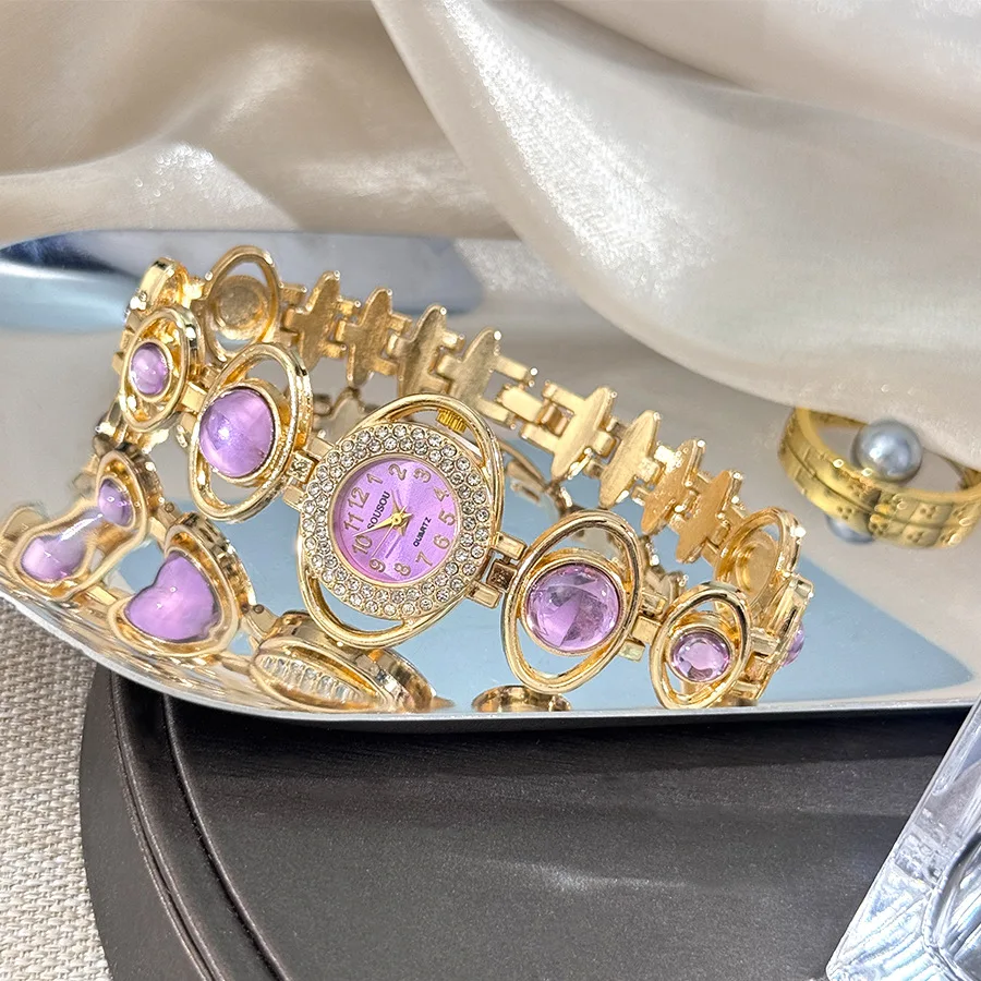 

Высококачественные женские дизайнерские часы со стразами и цифровым циферблатом, кварцевые часы для женщин, роскошные женские наручные часы Relogio Feminino