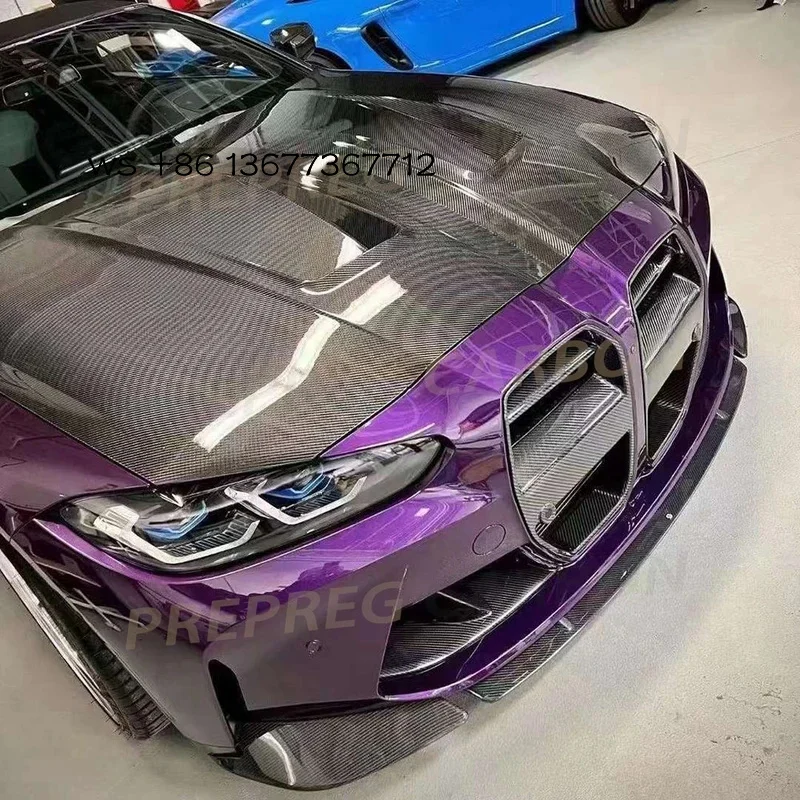 

Carbon Fiber Bonnet Vent For G80 M3 G82 G83 M4 21+ Front Engine Valve Cover Hood Parts Auto Accessories