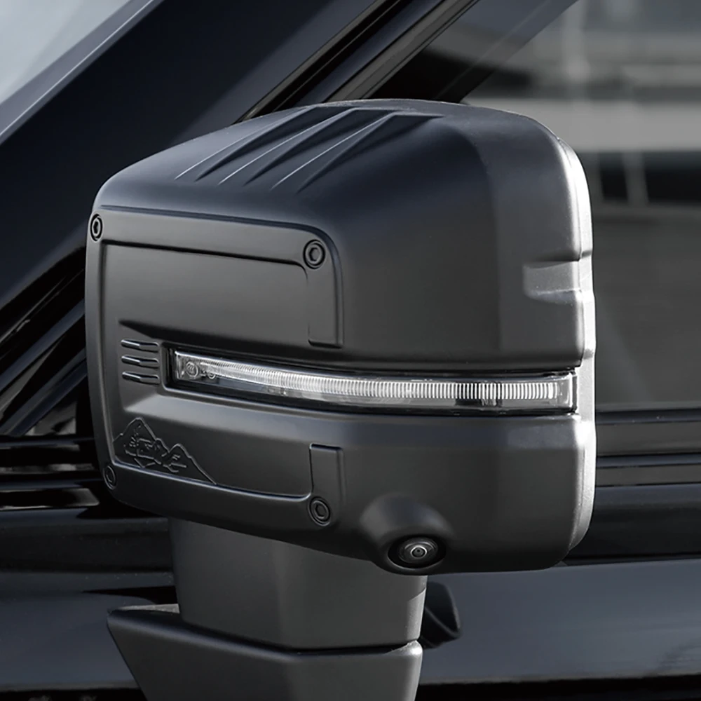 Abaiwai 3d Auto Abs Matte Schwarz Carbon Faser Farbe Spiegel Abdeckung Für Haval H9 2024 2025 2026 Rückspiegel Abdeckung zubehör – Detail 4