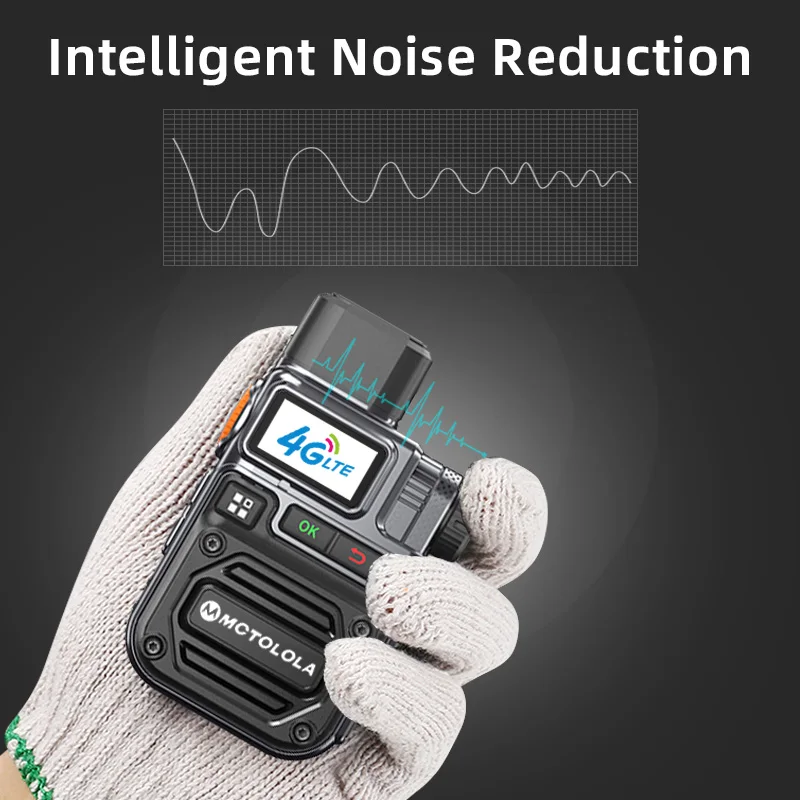 MOTOLOLA 4G LTE Network POC Walkie Talkie 5000KM Long Range Radio Global PTT SIM Card Type-C Charging Two Way Radio