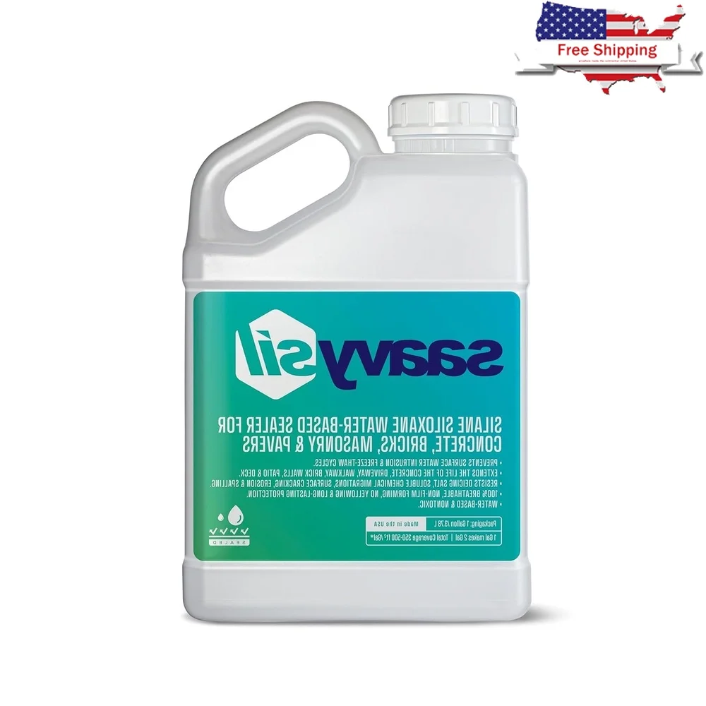 

Concrete Sealer Silane Siloxane Waterproof Eco Friendly Non Slip Fast Drying Clear Durable Moisture Barrier Driveways Patios