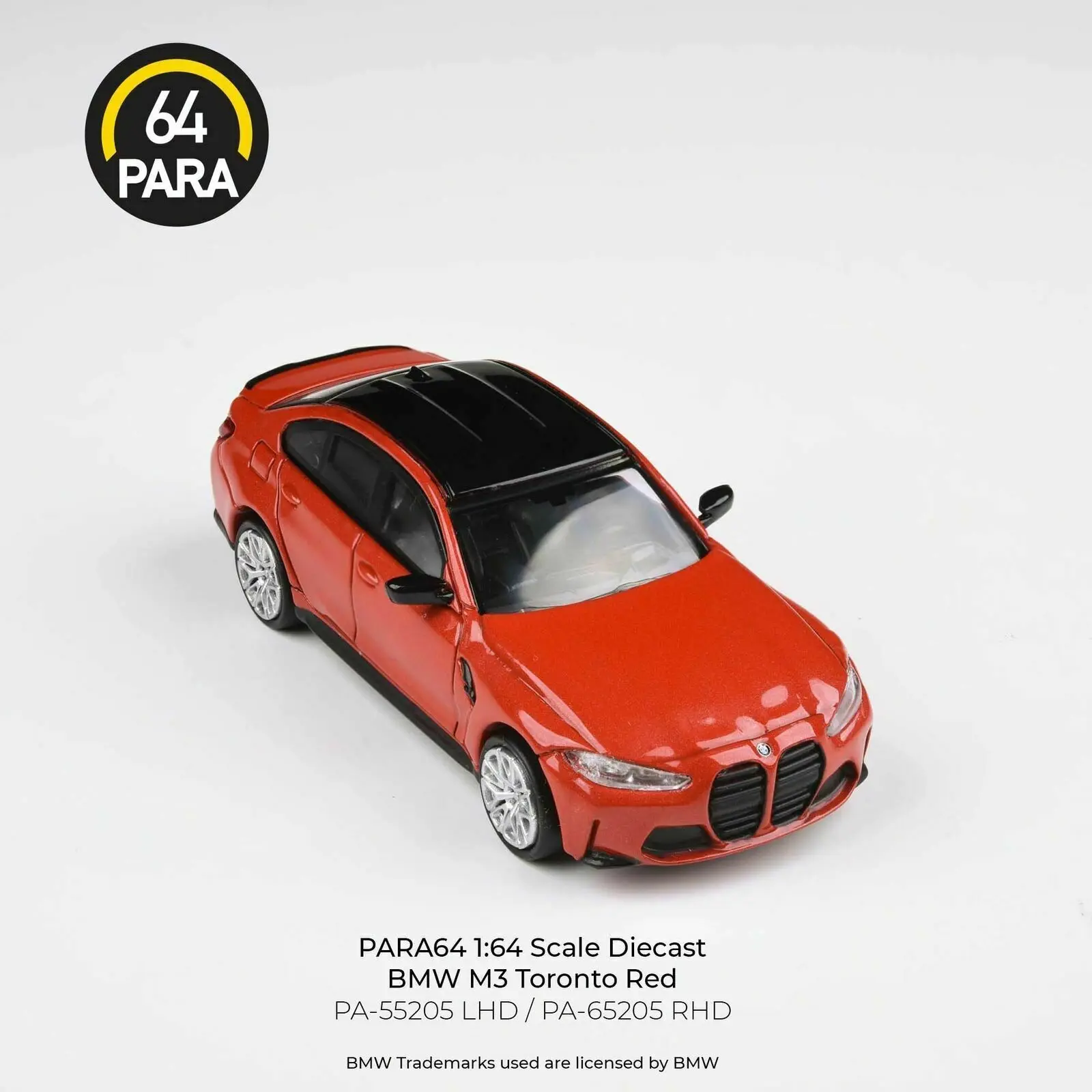 Para6464 1/64 Scale Diecast Baoma M3 G80 Series Alloy Simulation Model Car For Collection gift