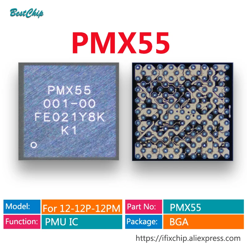 3-10pcs PMX55 001-00 Baseband PMU power IC for iphone 12 12PRO/12PRO Max /12mini