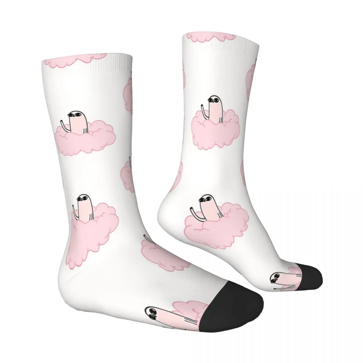 Pink Clouds Ketnipz Socks Male Mens Women Autumn Stockings Printed