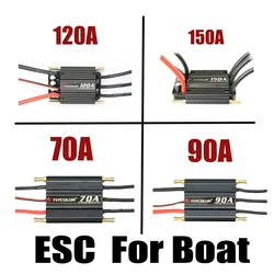 Flycolor 50A/70A/90A/120A/150A Speed Controller Brushless ESC Support 2-6S BEC 5.5V/5A for Model Ship RC Boat