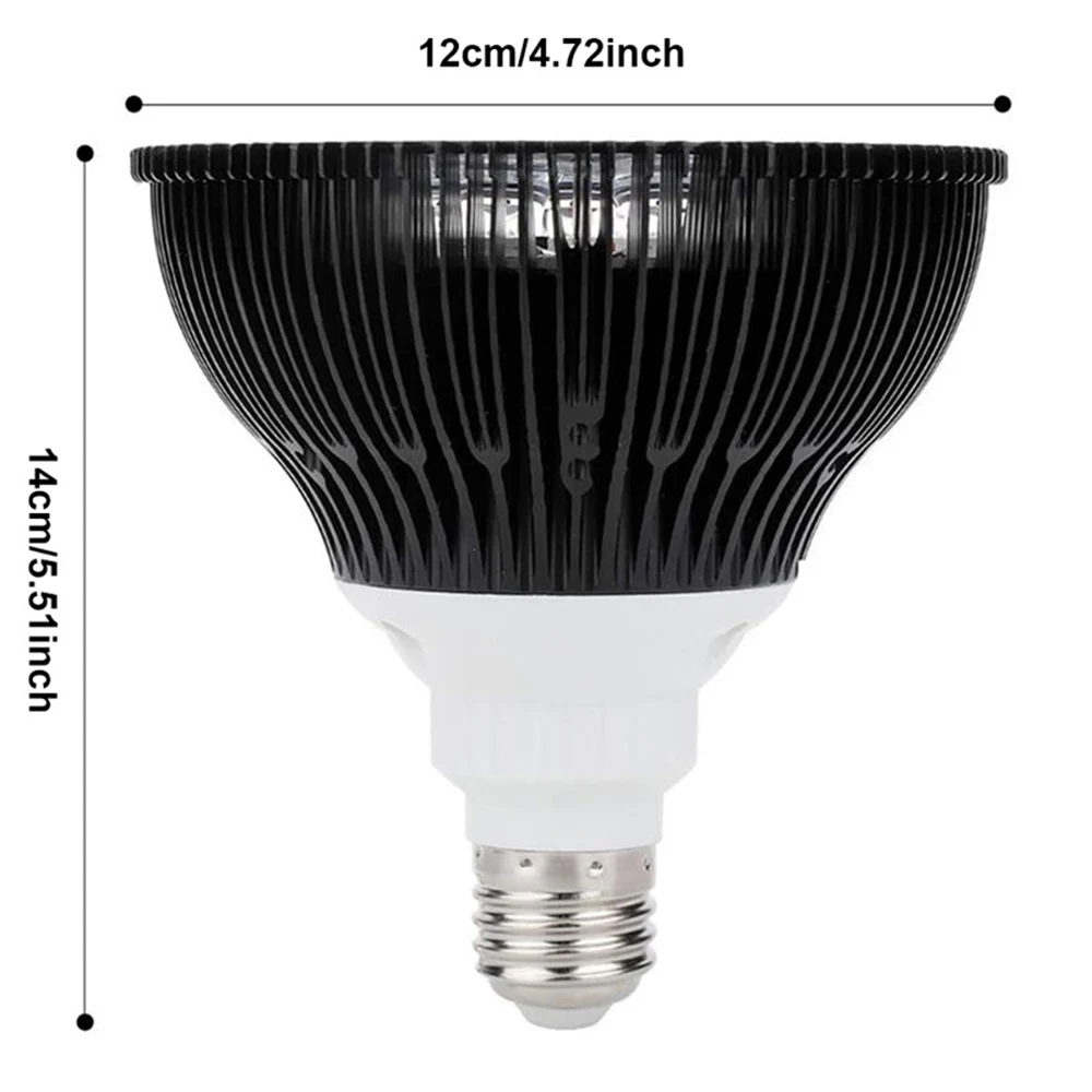 E27 LED Aquarium UVlight led pet Lighting fish tank lamp plant bulb 54W for saltwater marine coral reef sump algae