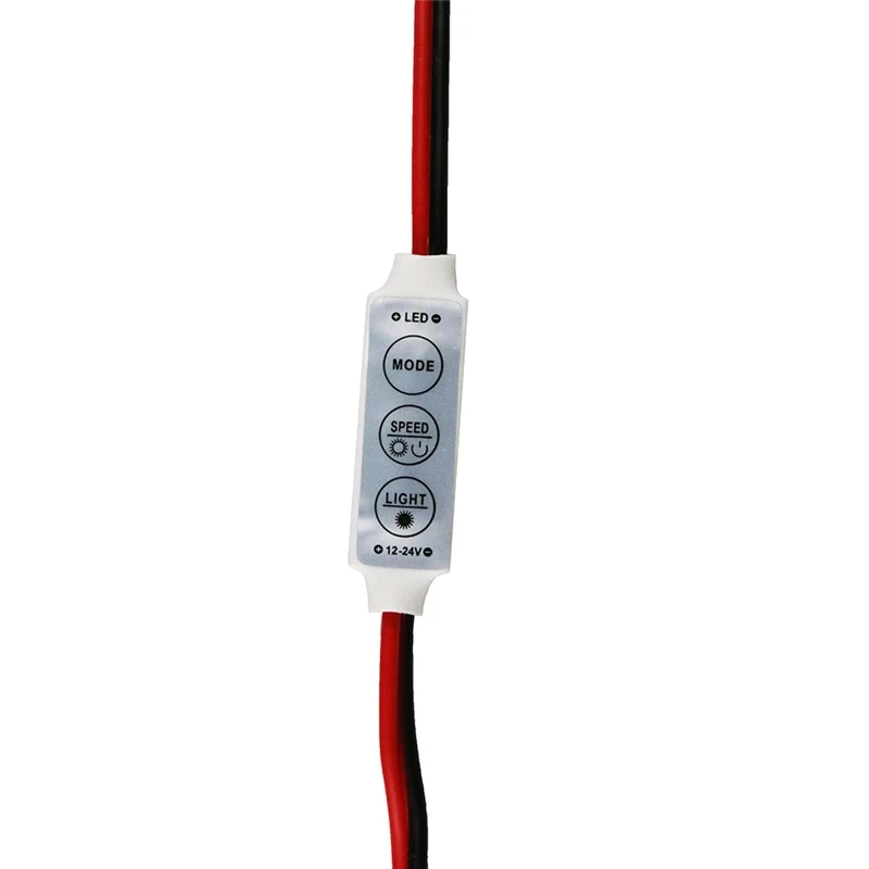 Dimmer LED Strip RGB Controller DC 12V 24V Mini Dimmer LED Single Color Controller for 5050 3528 5730 LED Strip Light