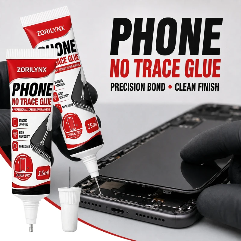 Professional Phone No Trace Glue Screen Repair Adhesive Liquid for Detached Phone Display Fixing Strong Bonding Formula 15ml