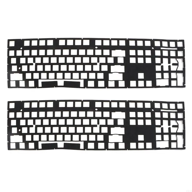 P9JB 108-Layout Mechanical Keyboard Switch Sound Dampeners Sheet Soft Landing Pads Dimple Foam Sponge 2 Pieces