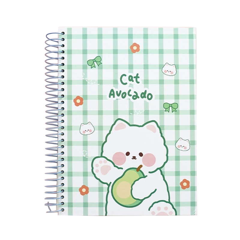 B5 Planner Cartoon Journal Thicken Notepad Dual-side Ruled 300 Pages Ribbon Gift Notebook for Kid Adult Writing