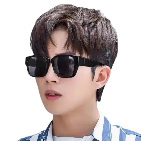 UV-skydd som kan bäras över andra glasögon Fyrkantiga solglasögon Polariserade solglasögon som sitter runtom över glasögon 10 best sales CVS solglasögon över glasögon - №5