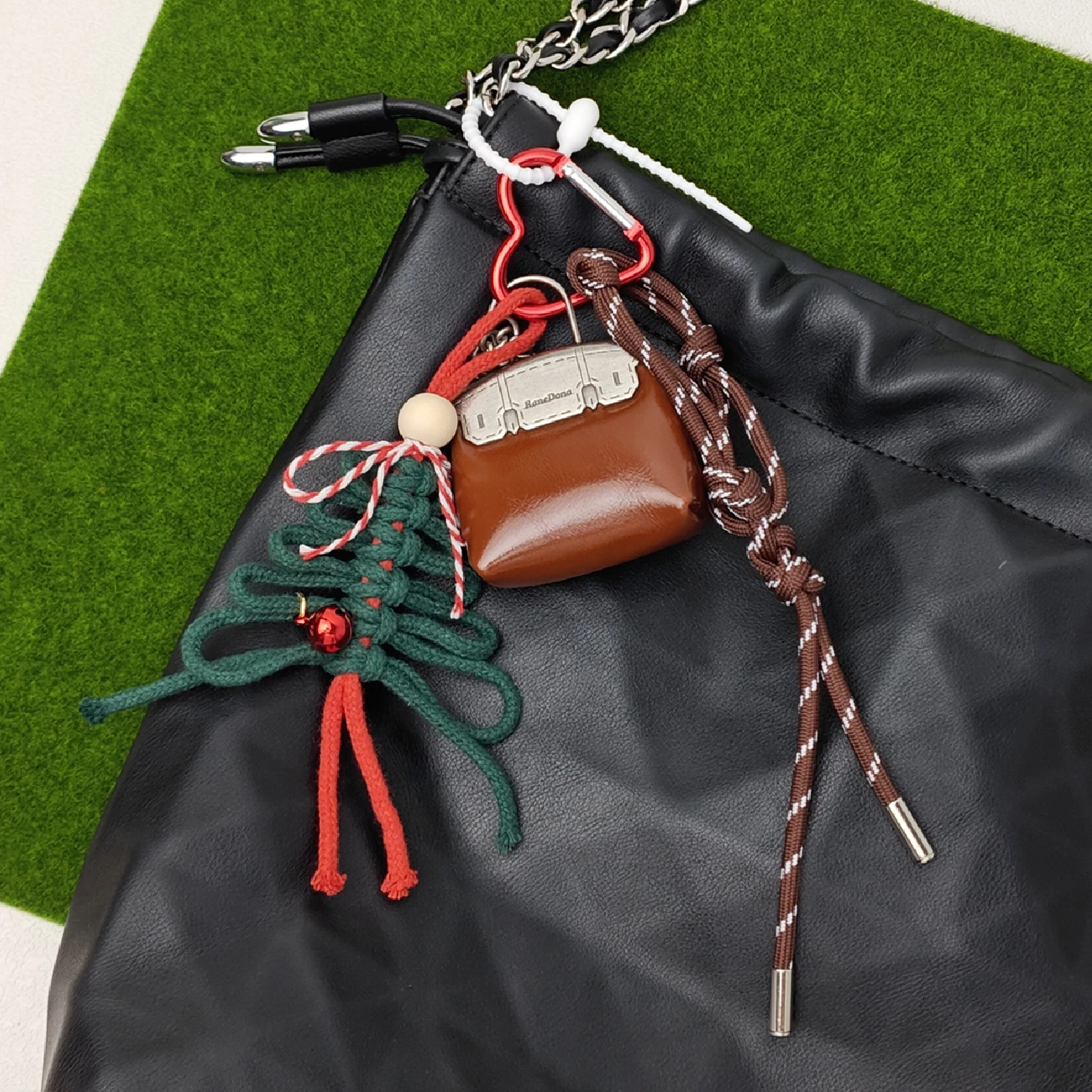 Fashionable Christmas Tree High-Quality For Woman Bag Pendant Girl Mini Accessories Keychain Gift