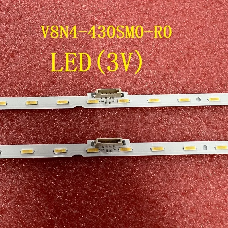 2pcs LED Backlight For Samsung UE43NU7470 UE43RU7410U UE43RU7025K UE43RU7400 V8N4-430SM0-R0 BN96-46053A CY-NR043HGHV1V