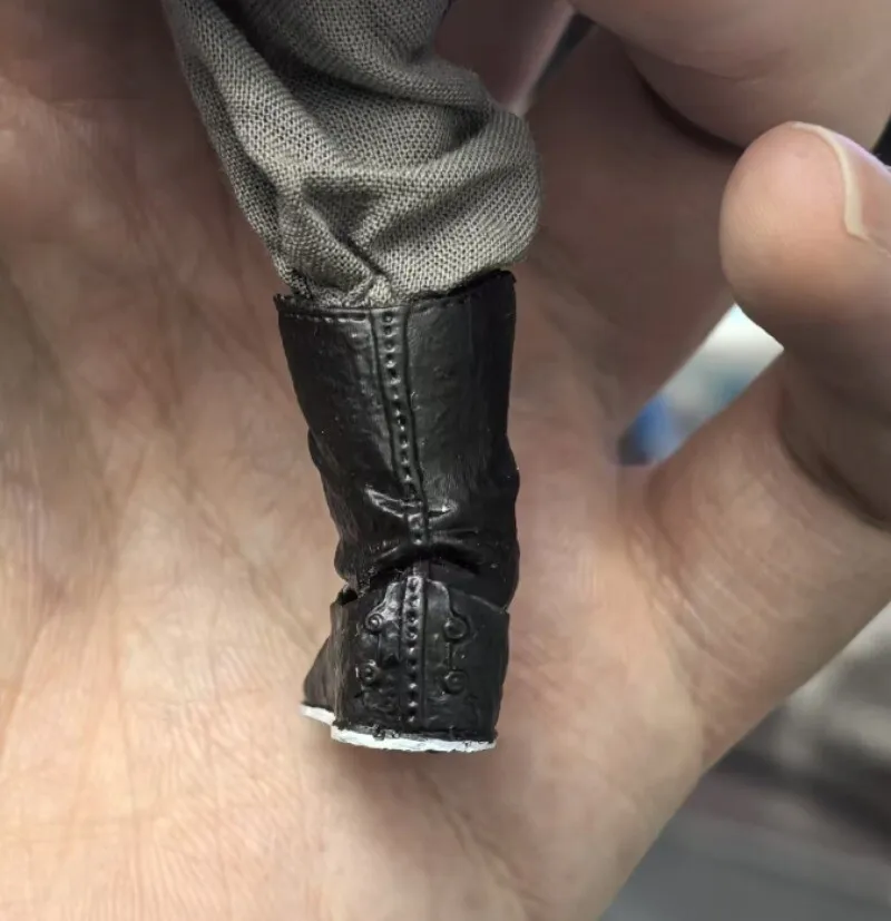 1/12 Scale Ancient Boots Model for 6'' Nota