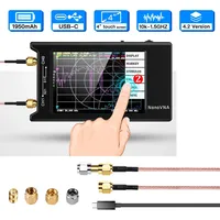 10k-1.5GHz NanoVNA NanoVNA-F VNA HF VHF UHF Vector Network Antenna Analyzer + 4.3 inch IPS LCD + Metal Case V4.2 Version