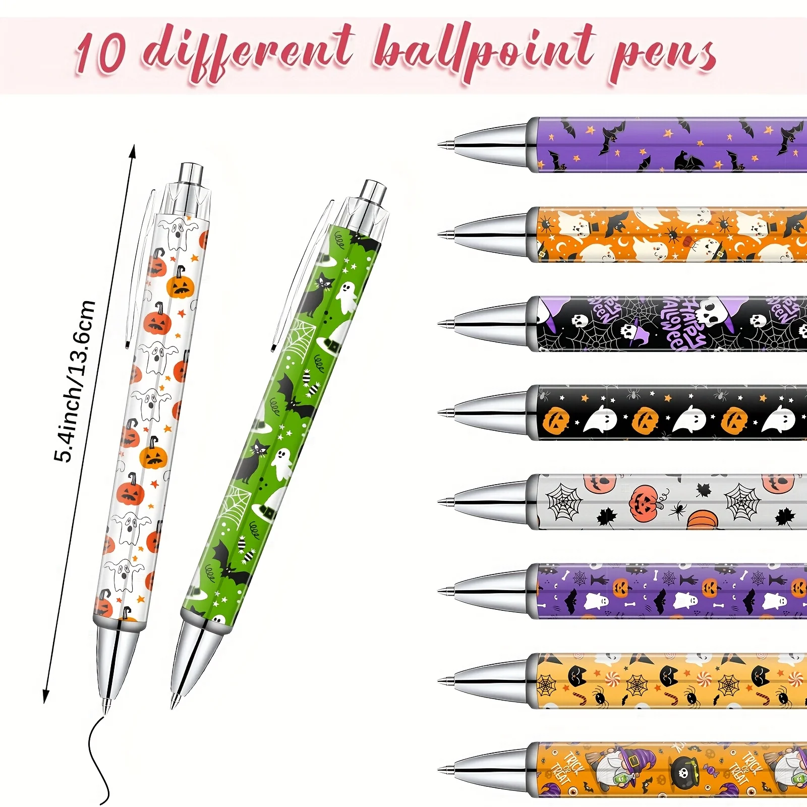 10/20 Stück Halloween-Bleistiftspitzer, Kürbis-, Fledermaus- und Totenkopf-Design, perfektes Geschenk oder eine Belohnung für eine Halloween-Party, große Packung. – Detail 4