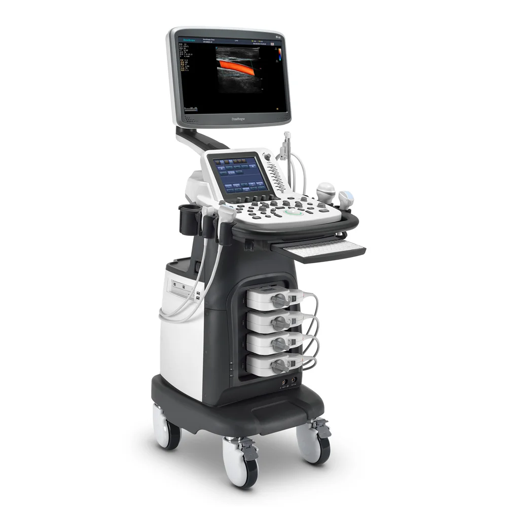 Sonoscape S22 Mobile 3D/4D High Resolution Touch Screen Color Doppler Trolley Ultrasound Machine